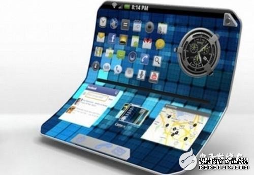 京东方柔性可弯折平板体验：屏幕可对折