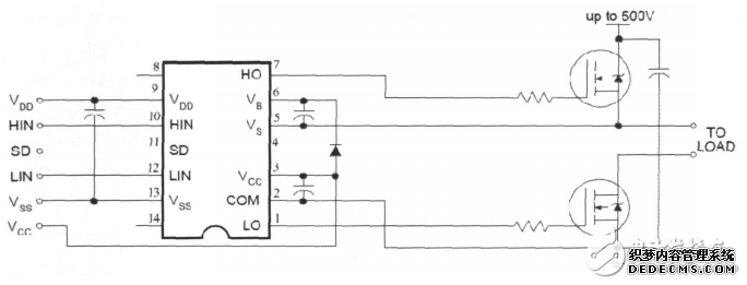 IR2110在无刷直流电机驱动电路中的应用