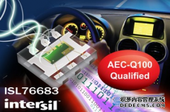 Intersil推出汽车级环境光传感器IS