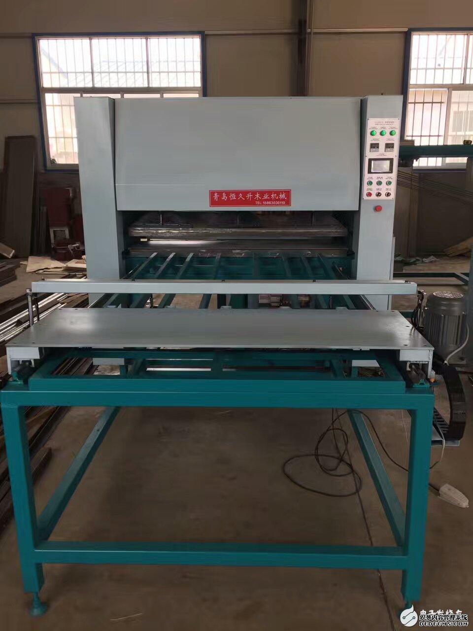 维控HMI+PLC，控制木工送拼剪板机技术实现